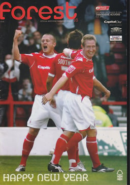 Nottingham Forest v Tranmere Rovers Match Programme 2006-12-30